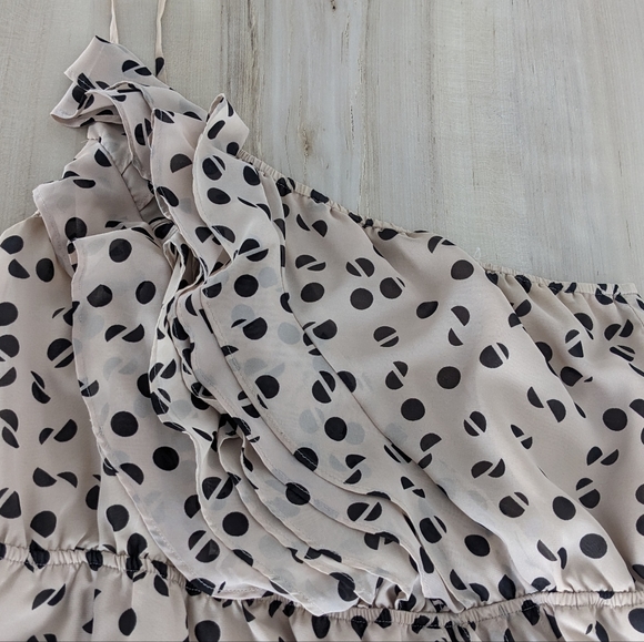 BCBGeneration one shoulder airy summer dress - Picture 6 of 10